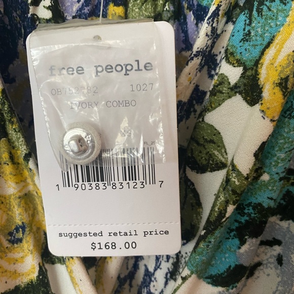Free People Jaimie Floral Midi Dress— Size XS - Picture 5 of 8